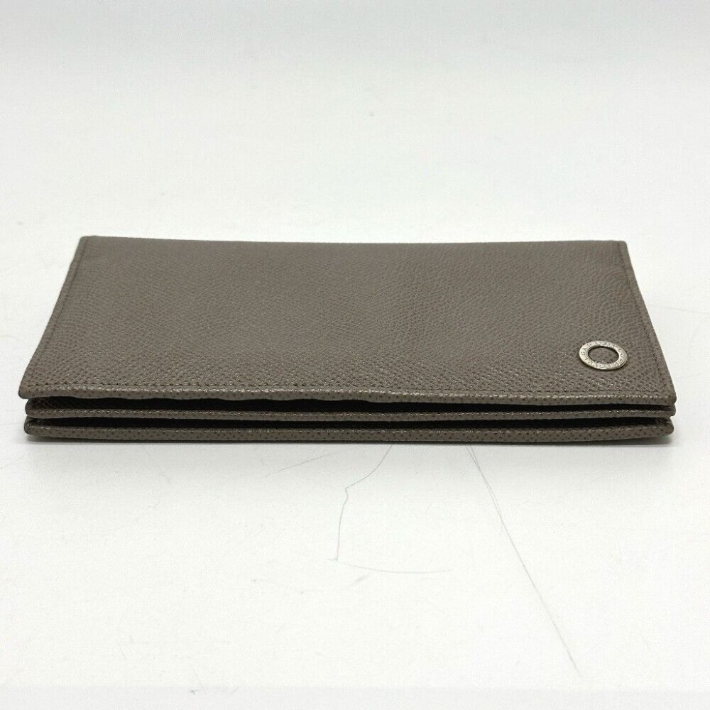 BVLGARI Bulgari Bulgari Folded wallet Leather gray - Picture 8 of 16